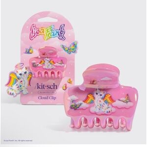Lisa Frank x Kitsch Cloud Clip in Angel Kitty